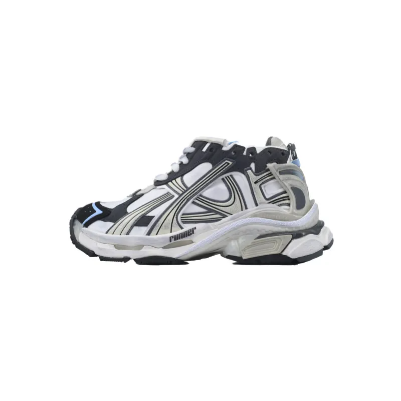 PK God Batch Balenciaga Runner Sneaker Lan Bai Hei 772767 W3RNY 0623