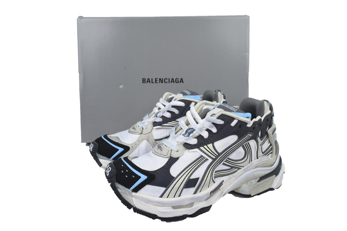 PK God Batch Balenciaga Runner Sneaker Lan Bai Hei 772767 W3RNY 0623