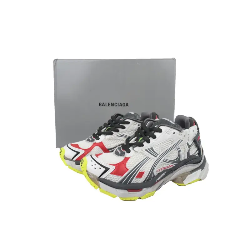 PK God Batch Balenciaga Runner Sneaker White Gray Black 772767 W3RNY 0509