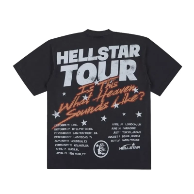 Hellstar Biker Tour T-Shirt Faded Black 02