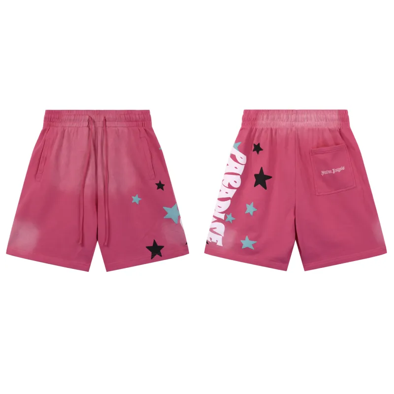 Palm Angels 'Paradise' Cotton T-shirt & Shorts Set Pin