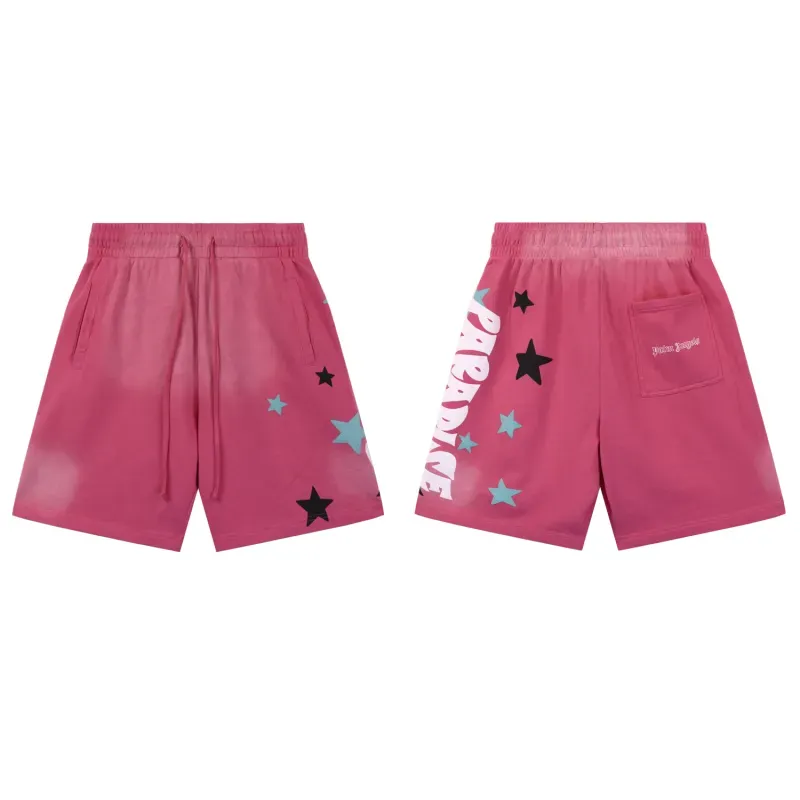 Palm Angels 'Paradise' Cotton T-shirt & Shorts Set Pin