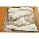 PK God Batch Louis Vuitton Skate Horse Hair Apricot Diamond