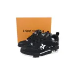 PK God Batch Louis Vuitton Skate Horse Hair Black Diamond