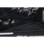 PK God Batch Louis Vuitton Skate Horse Hair Black Diamond