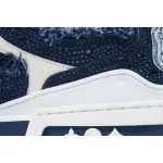 PK God Batch Louis Vuitton Skate Horse Hair Blue Diamond