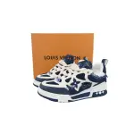 PK God Batch Louis Vuitton Skate Horse Hair Blue Diamond