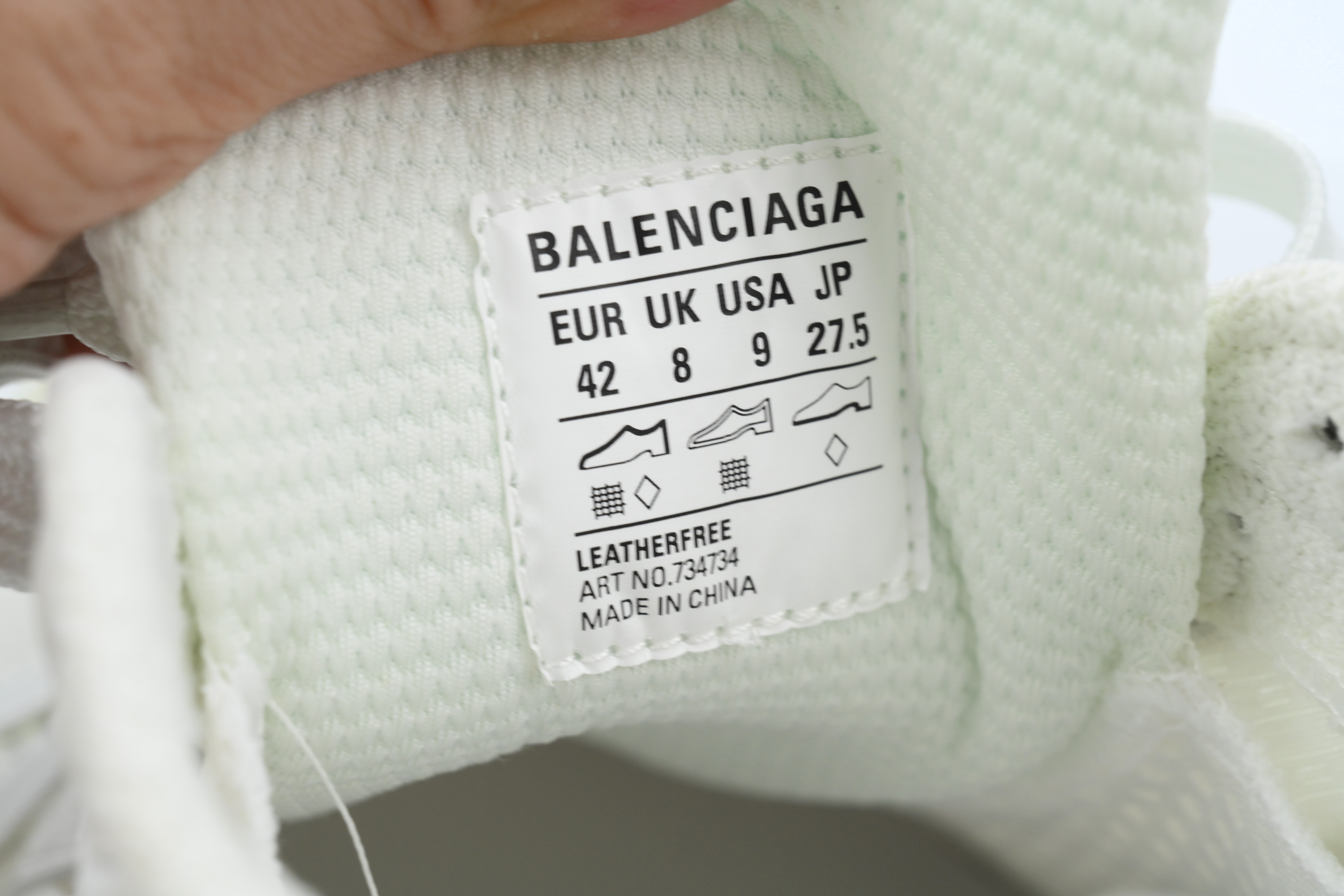 PK God Batch Balenciaga 3XL Chunky Sneakers Men Low-Top White 734734 W3XLG 9001