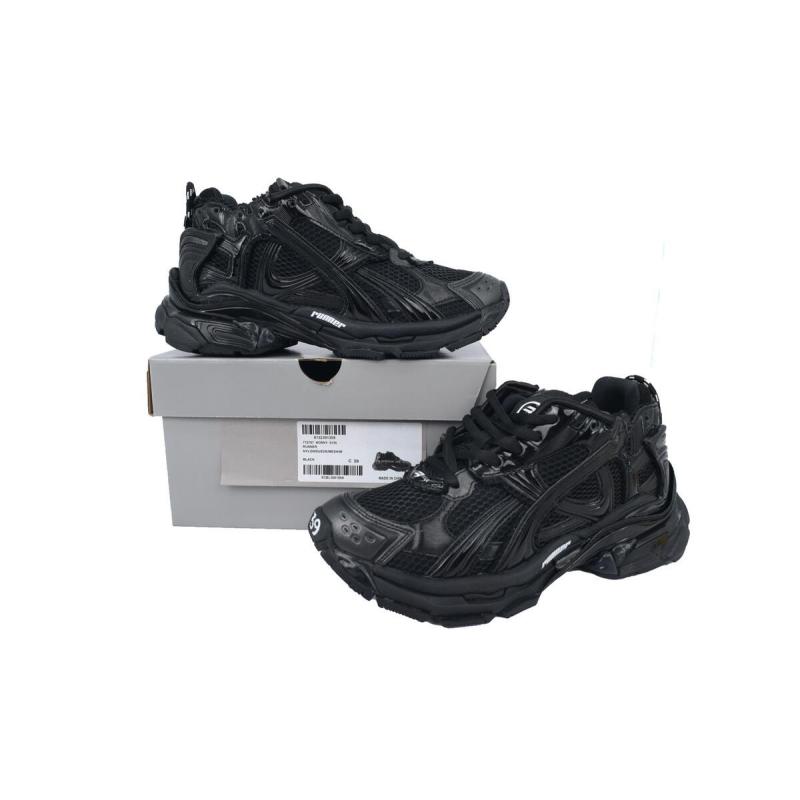 PK God Batch Balenciaga Runner Sneaker All Black 772767 W3RNY 0135