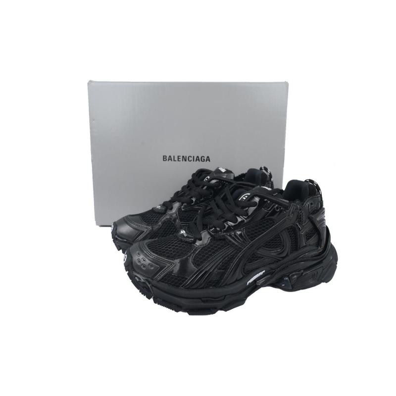 PK God Batch Balenciaga Runner Sneaker All Black 772767 W3RNY 0135