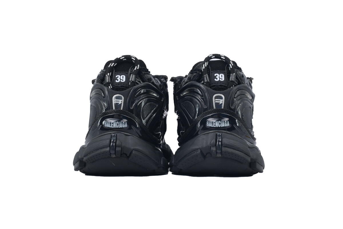 PK God Batch Balenciaga Runner Sneaker All Black 772767 W3RNY 0135