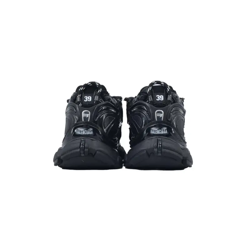 PK God Batch Balenciaga Runner Sneaker All Black 772767 W3RNY 0135