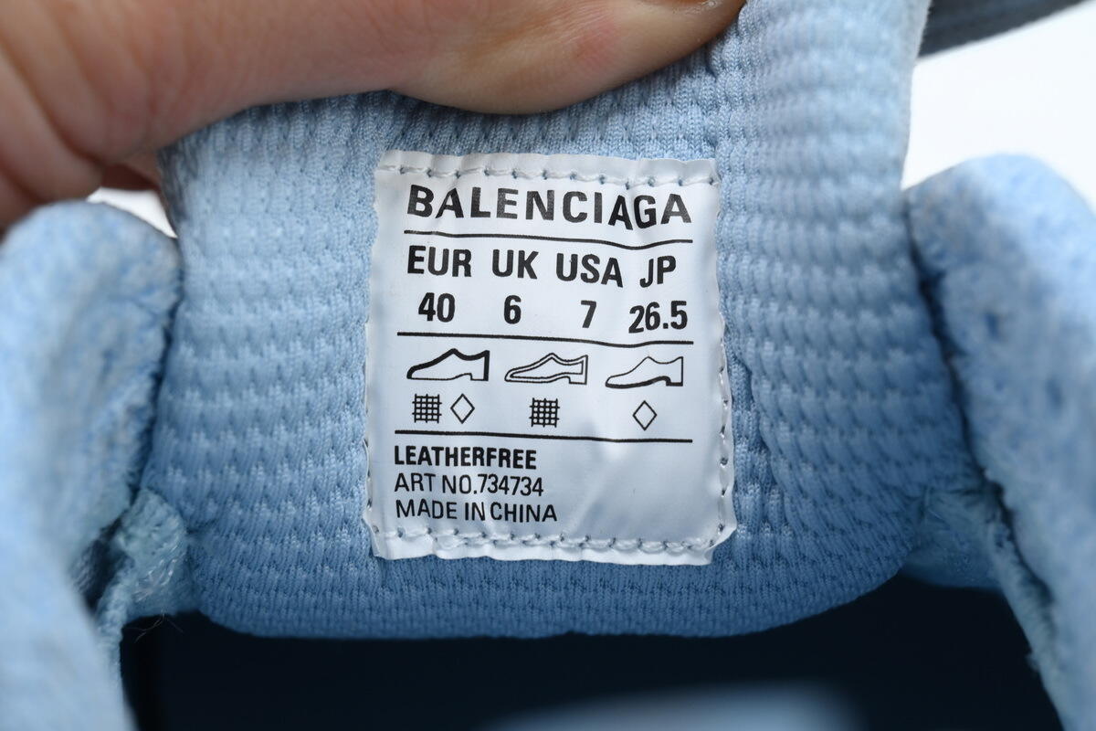 PK God Batch Balenciaga Canvas Blue 734731 W3XDC 4000