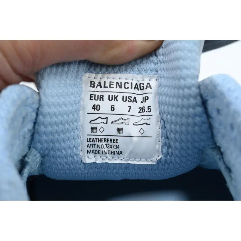PK God Batch Balenciaga Canvas Blue 734731 W3XDC 4000