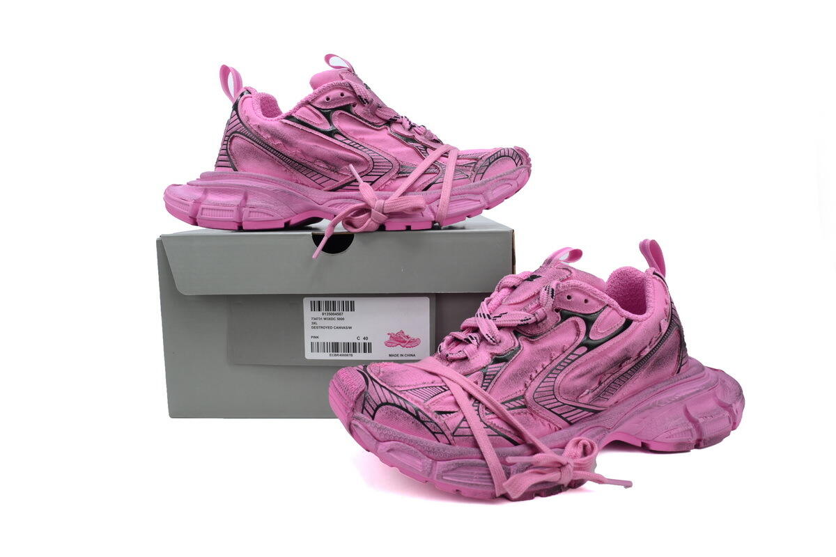 PK God Batch Balenciaga Canvas Pink 734731 W3XDC 5000