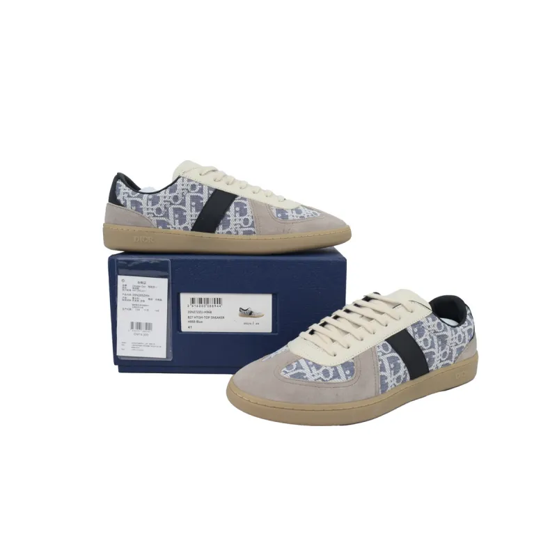 PK God Batch Dior B01 Matchpoint Sneaker 'Gray And Blue Print'