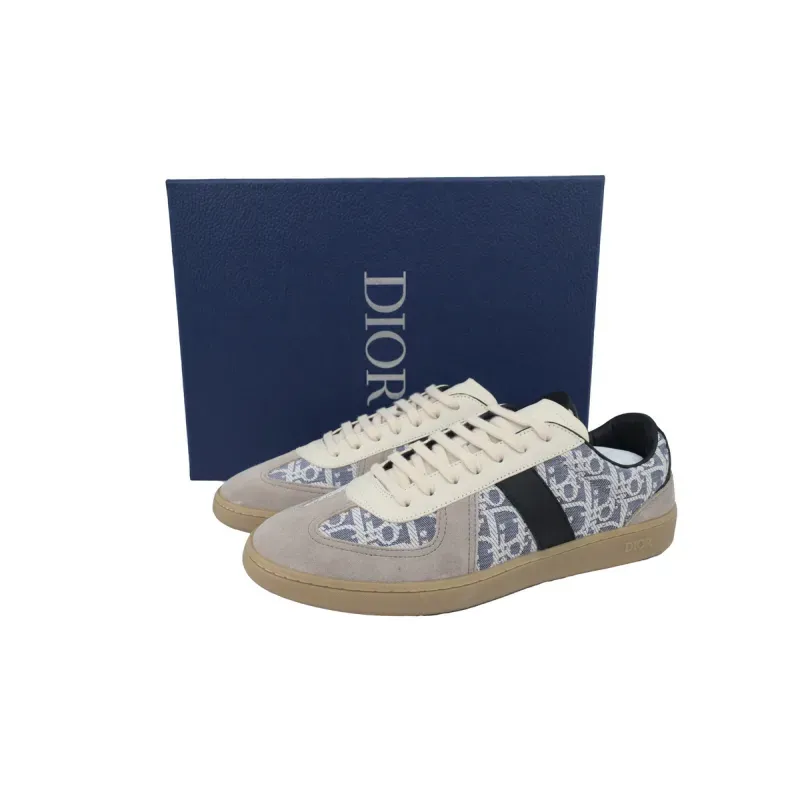 PK God Batch Dior B01 Matchpoint Sneaker 'Gray And Blue Print'