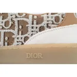 PK God Batch Dior B01 Matchpoint Sneaker 'White And Brown Print'