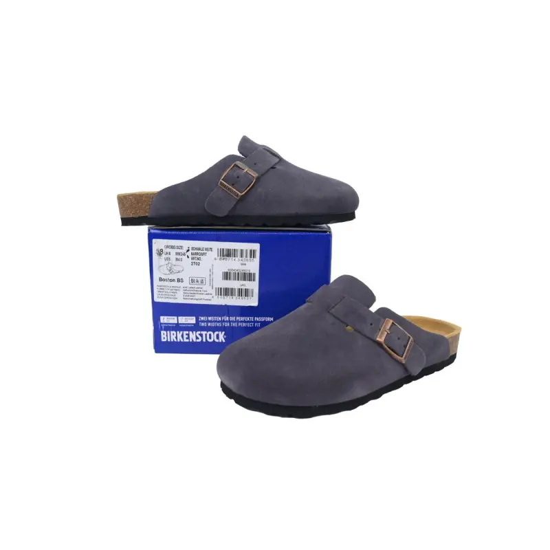 Birkenstock Boston Soft Footbed Ash Blue