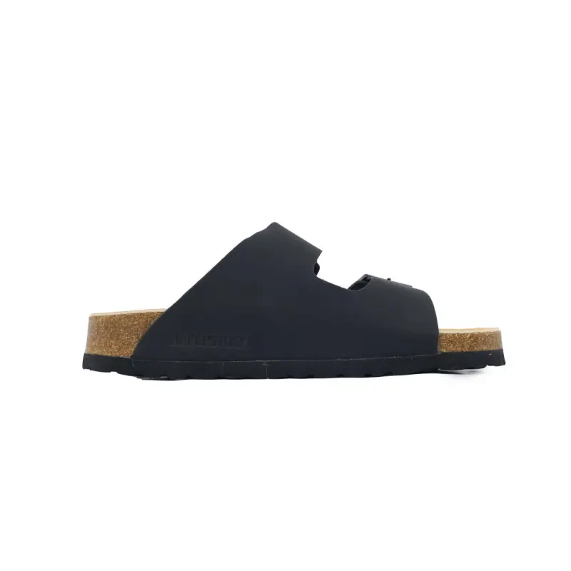 Birkenstock Boston Soft Footbed Black Leather Surface