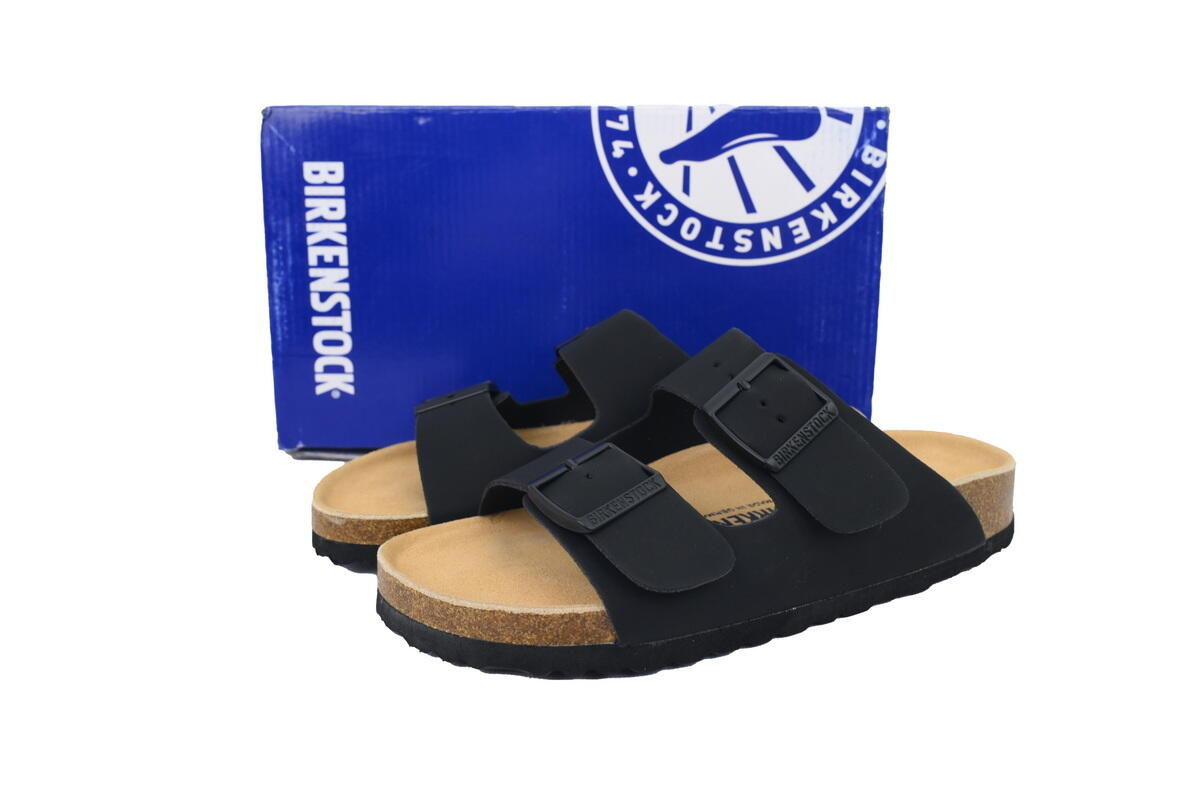 Birkenstock Boston Soft Footbed Black Leather Surface