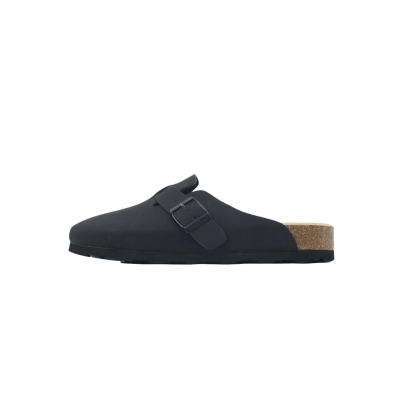 Birkenstock Boston Soft Footbed Black Oil Surface 01