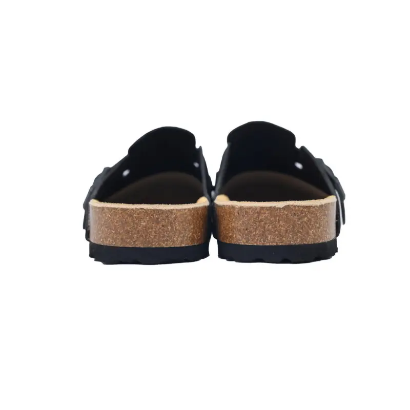 Birkenstock Boston Soft Footbed Black Oil Surface