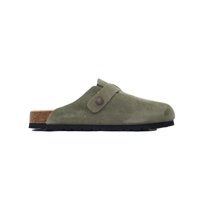 Birkenstock Boston Soft Footbed Dark Green 02