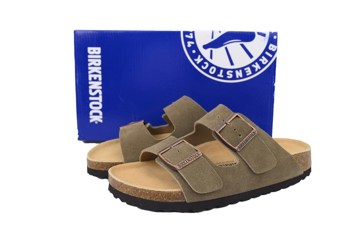 PK God Batch Birkenstock Boston Soft Footbed Grayish Green