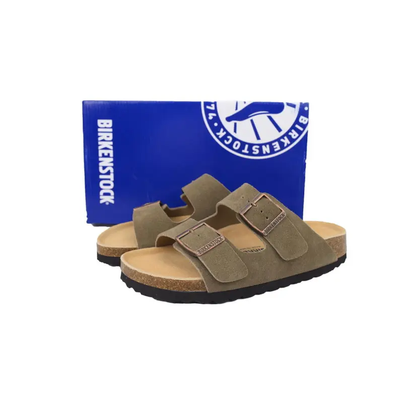 PK God Batch Birkenstock Boston Soft Footbed Grayish Green