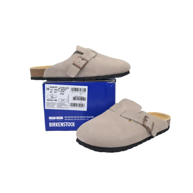 Birkenstock Boston Soft Footbed Grey
