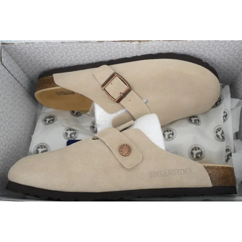 Birkenstock Boston Soft Footbed Sand Colored