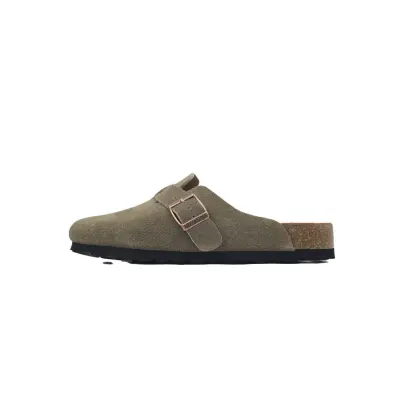 Birkenstock Boston Soft Footbed Grayish Green 01