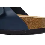 PK God Batch Birkenstock Boston Soft Footbed Blue Leather Surface