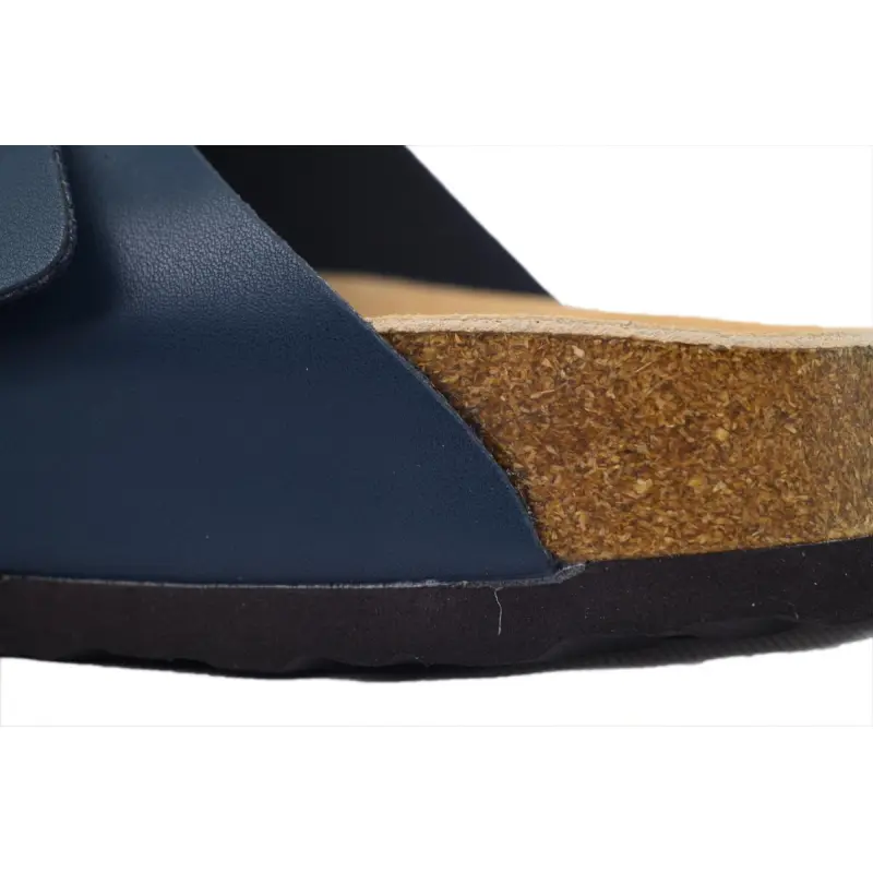 PK God Batch Birkenstock Boston Soft Footbed Blue Leather Surface