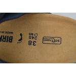 PK God Batch Birkenstock Boston Soft Footbed Blue Leather Surface