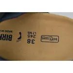 PK God Batch Birkenstock Boston Soft Footbed Blue Leather Surface