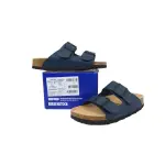 PK God Batch Birkenstock Boston Soft Footbed Blue Leather Surface