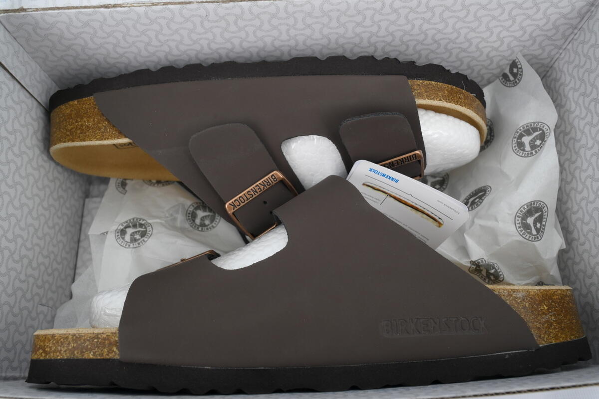 PK God Batch Birkenstock Boston Soft Footbed Brown Leather Surface