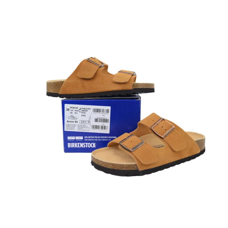 PK God Batch Birkenstock Boston Soft Footbed Deep Chestnut Color