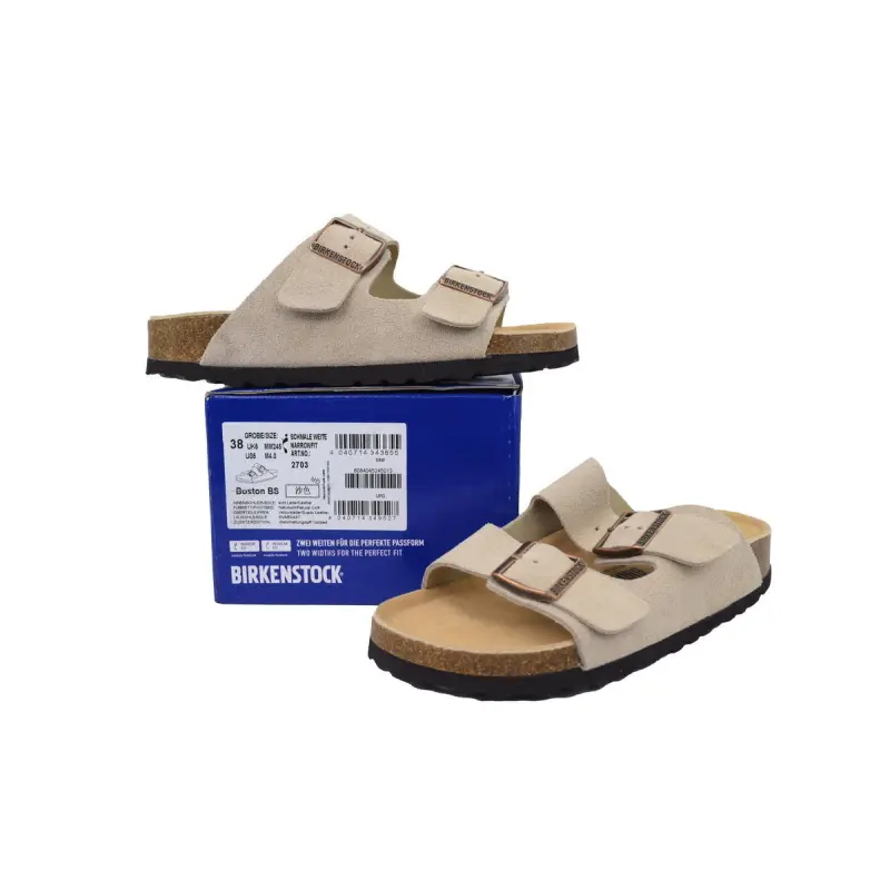 PK God Batch Birkenstock Boston Soft Footbed Sand Color