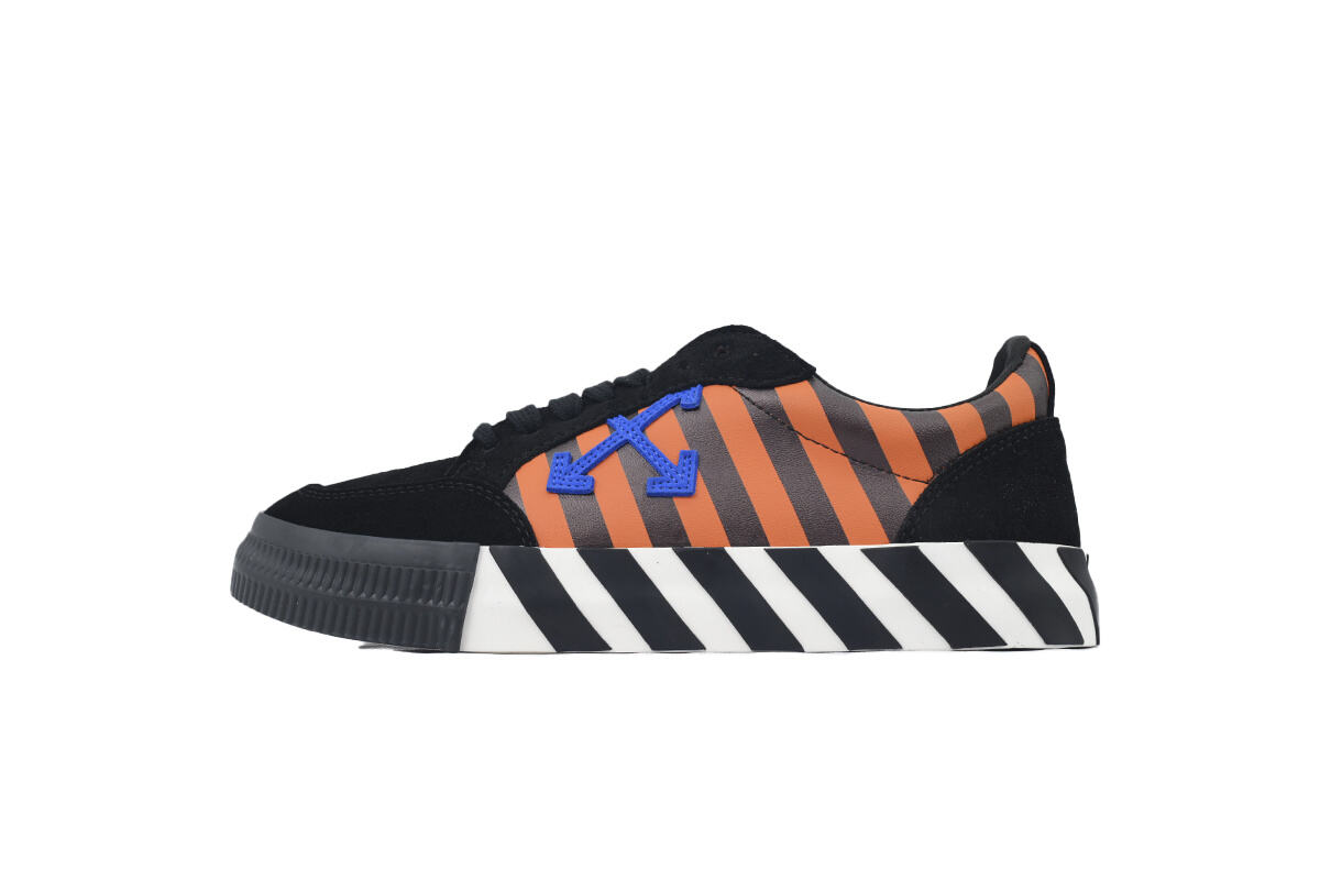 PK God Batch Off-White Vulc Sneaker 'Black Blue ' OMIA085R20C210181930
