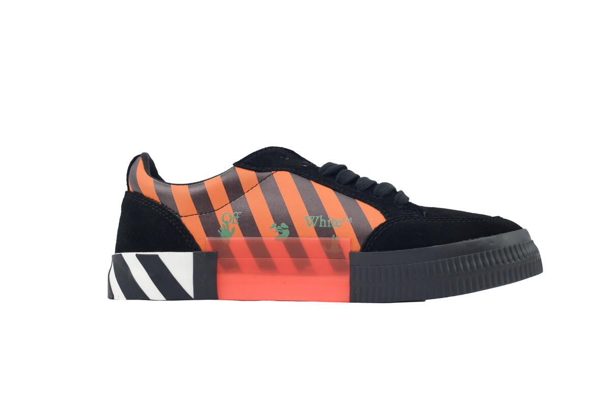PK God Batch Off-White Vulc Sneaker 'Black Blue ' OMIA085R20C210181930