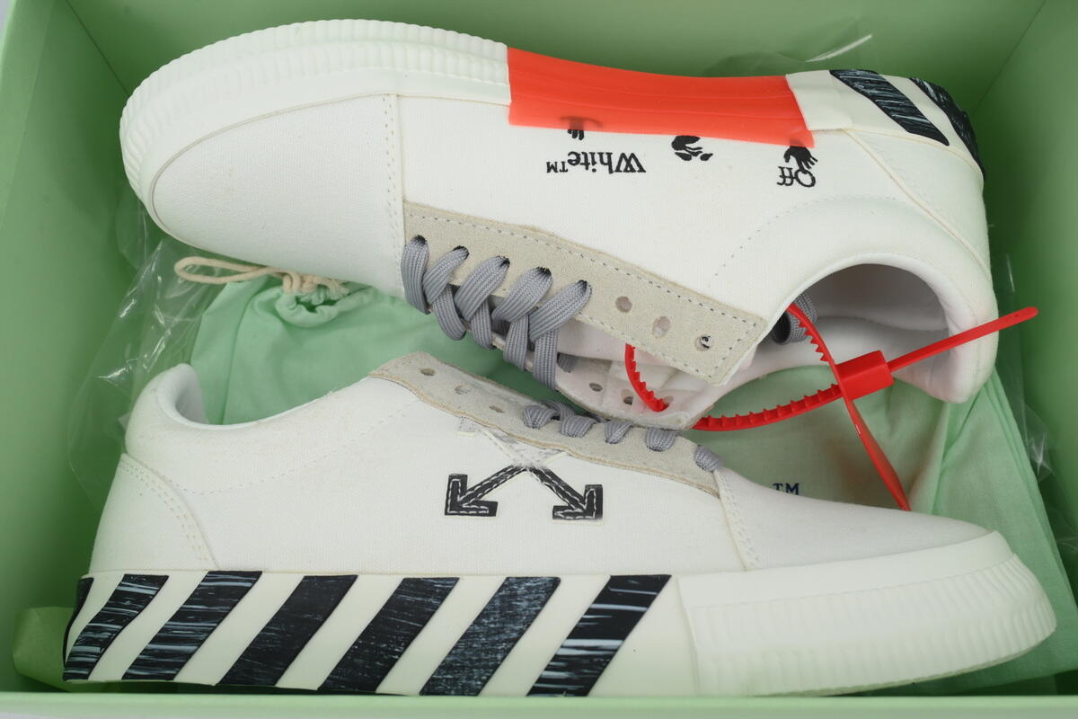 PK God Batch Off-White Vulc Sneaker 'White Black' OWIA178R21LEA0010109