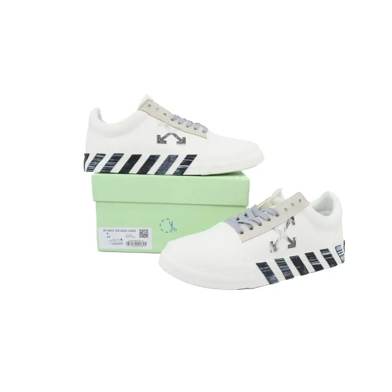 PK God Batch Off-White Vulc Sneaker 'White Black' OWIA178R21LEA0010109