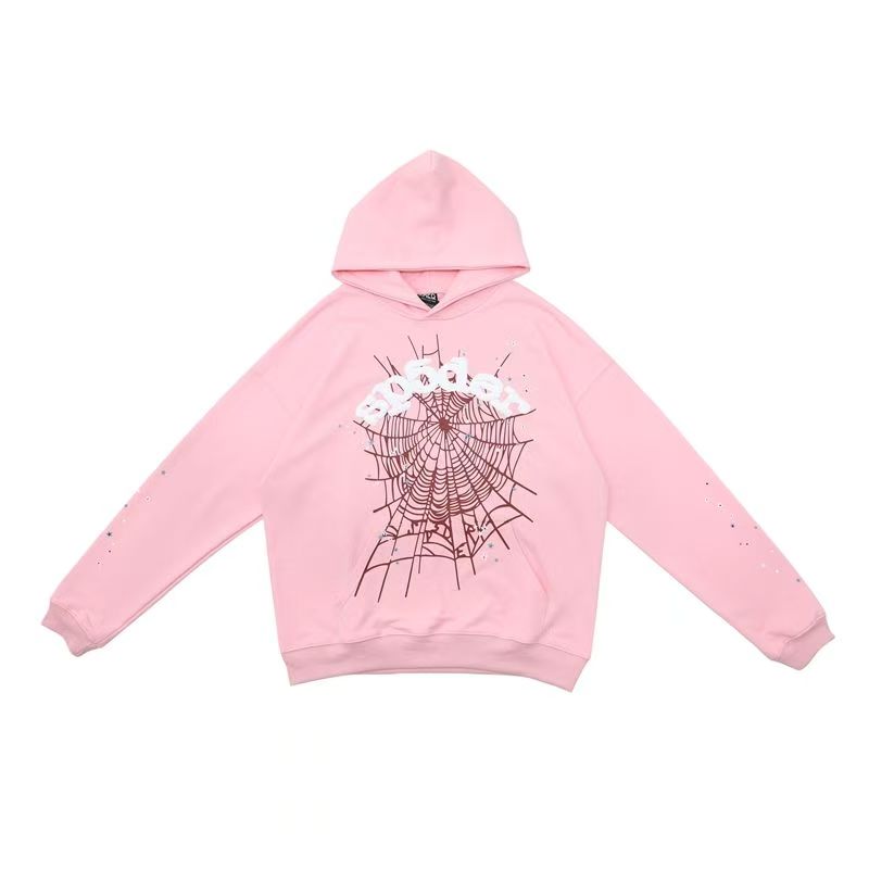 Sp5der Hoodie pink