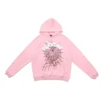 Sp5der Hoodie pink