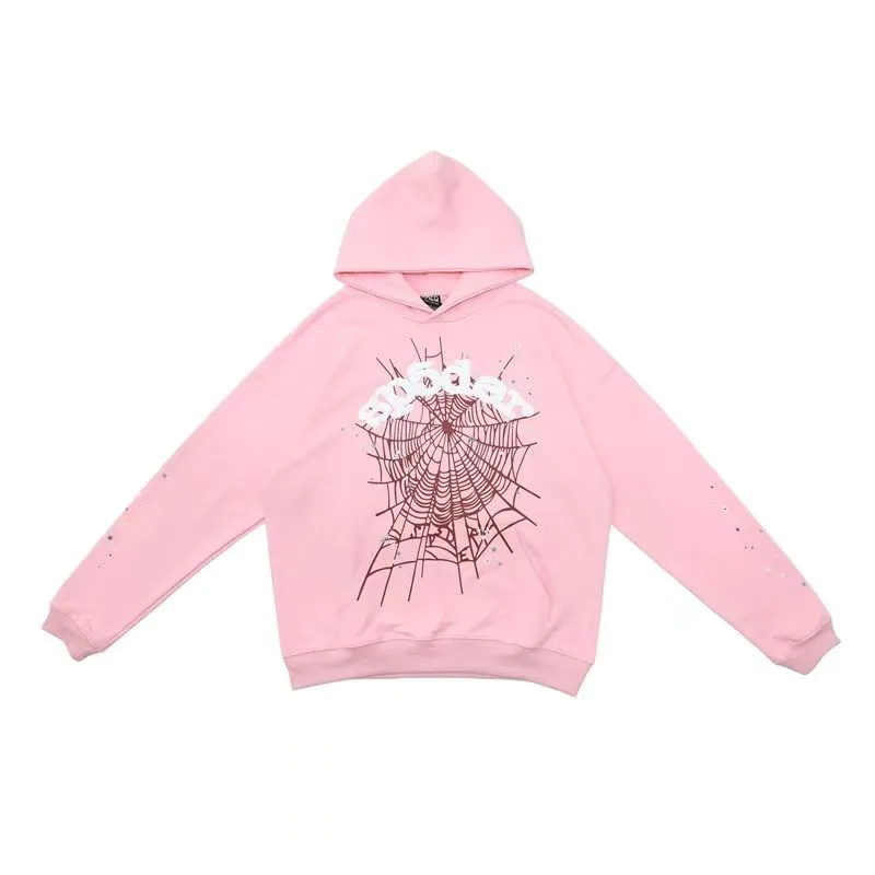 Sp5der Hoodie pink