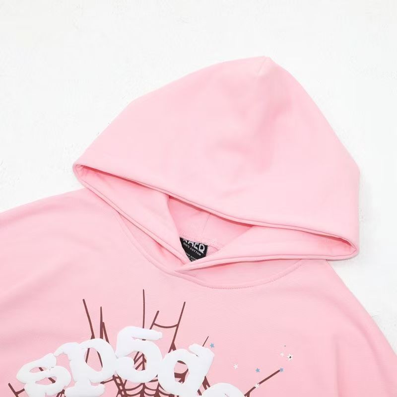 Sp5der Hoodie pink