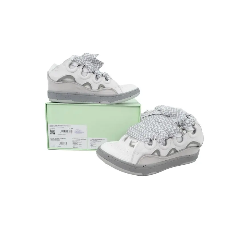 Lanvin Curb Sneaker Grey/White